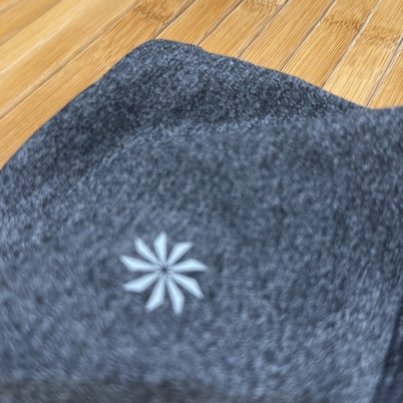 Athleta Gray Leggings with Black Accents - Picture 3 of 4